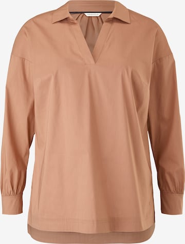 TRIANGLE Blouse in Brown: front