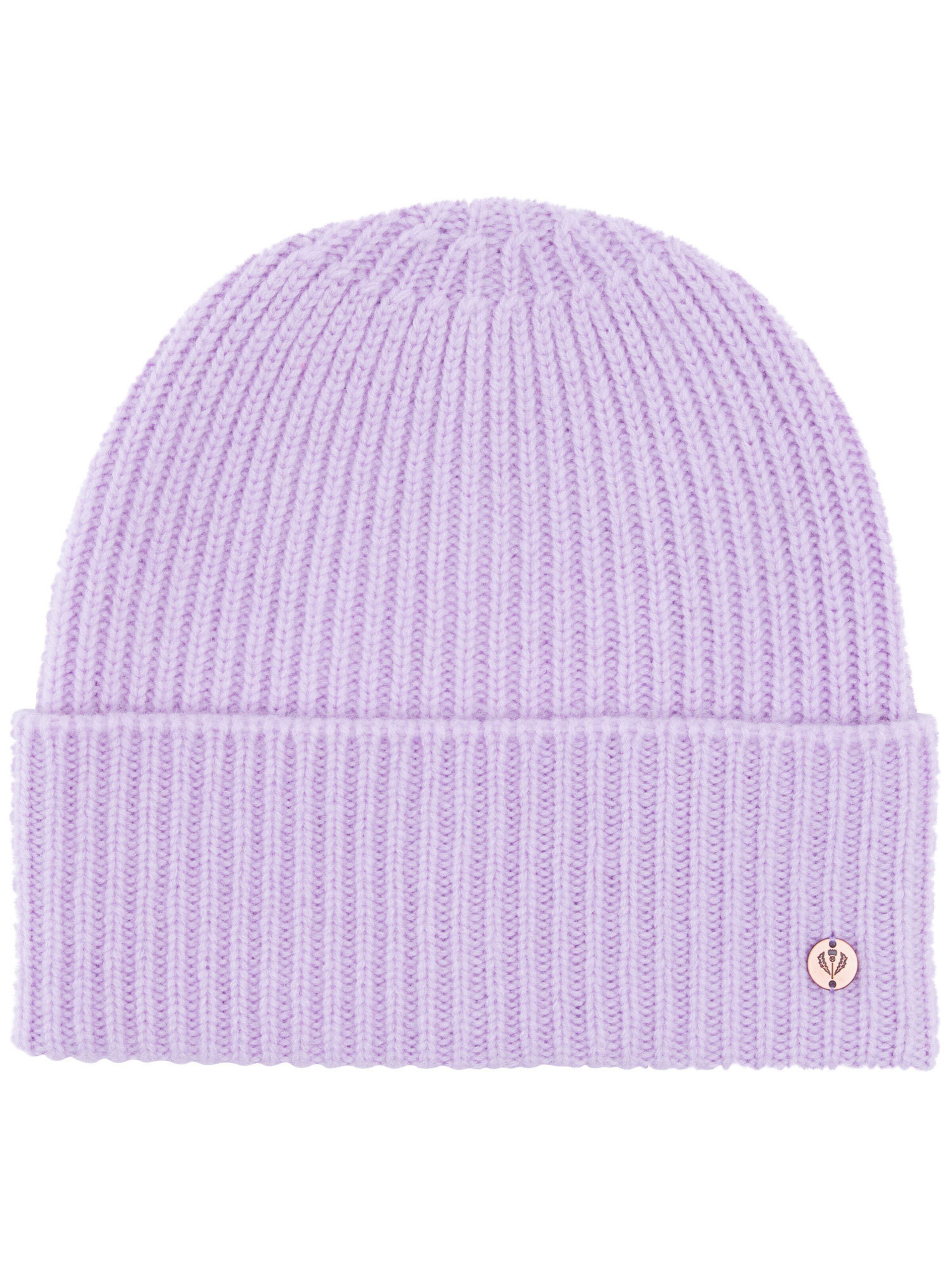 FRAAS Beanie in Purple: front