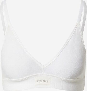 ETAM Triangle Bra in White: front