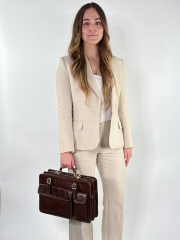 Mallette 'MARCO' lePelou en marron