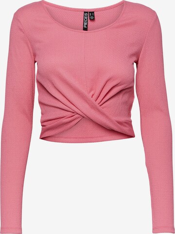 PIECES Shirt 'BIA' in Pink: predná strana