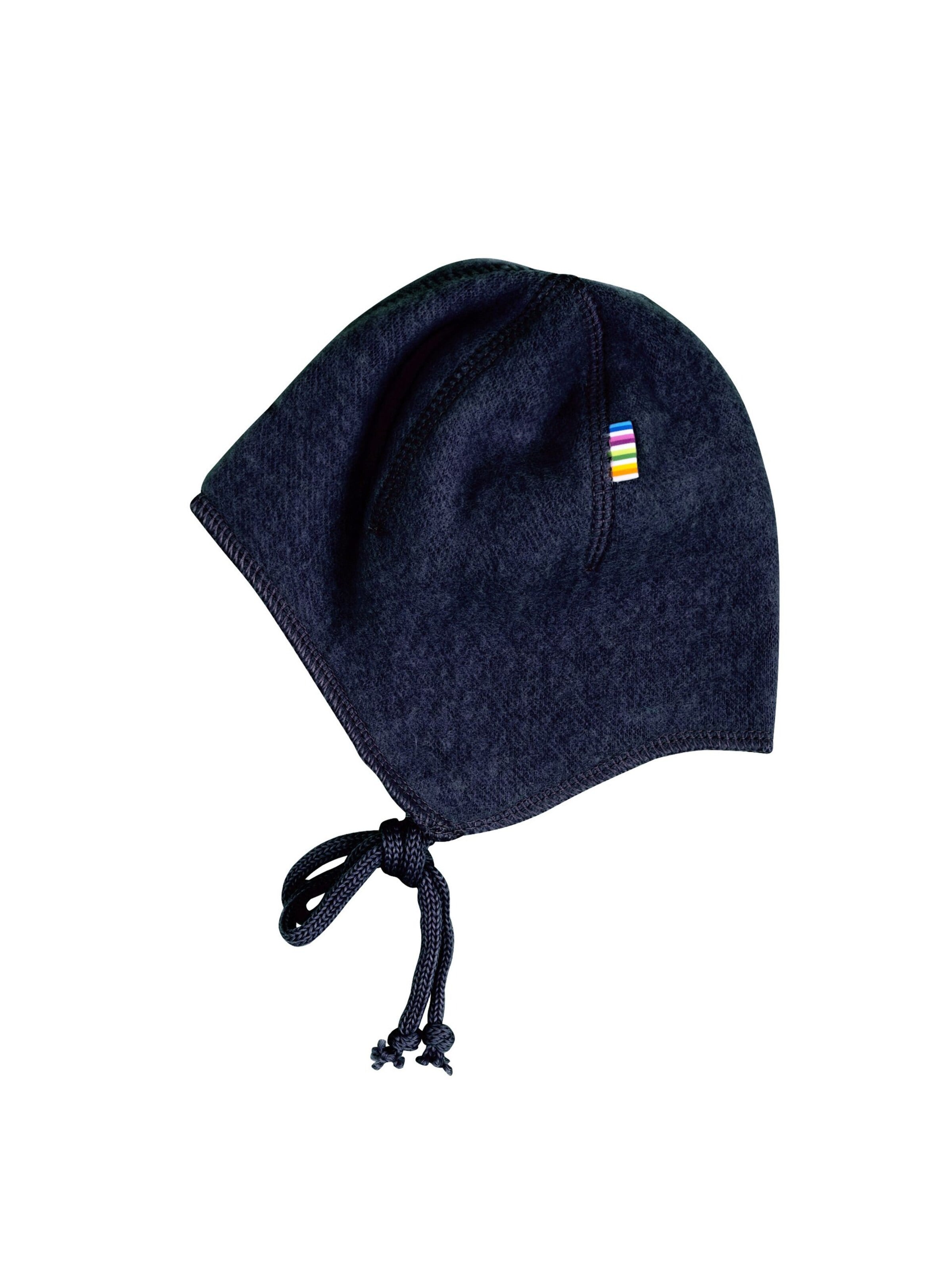 JOHA Beanie 'Wintermütze Merino-Wolle' in Blue: front