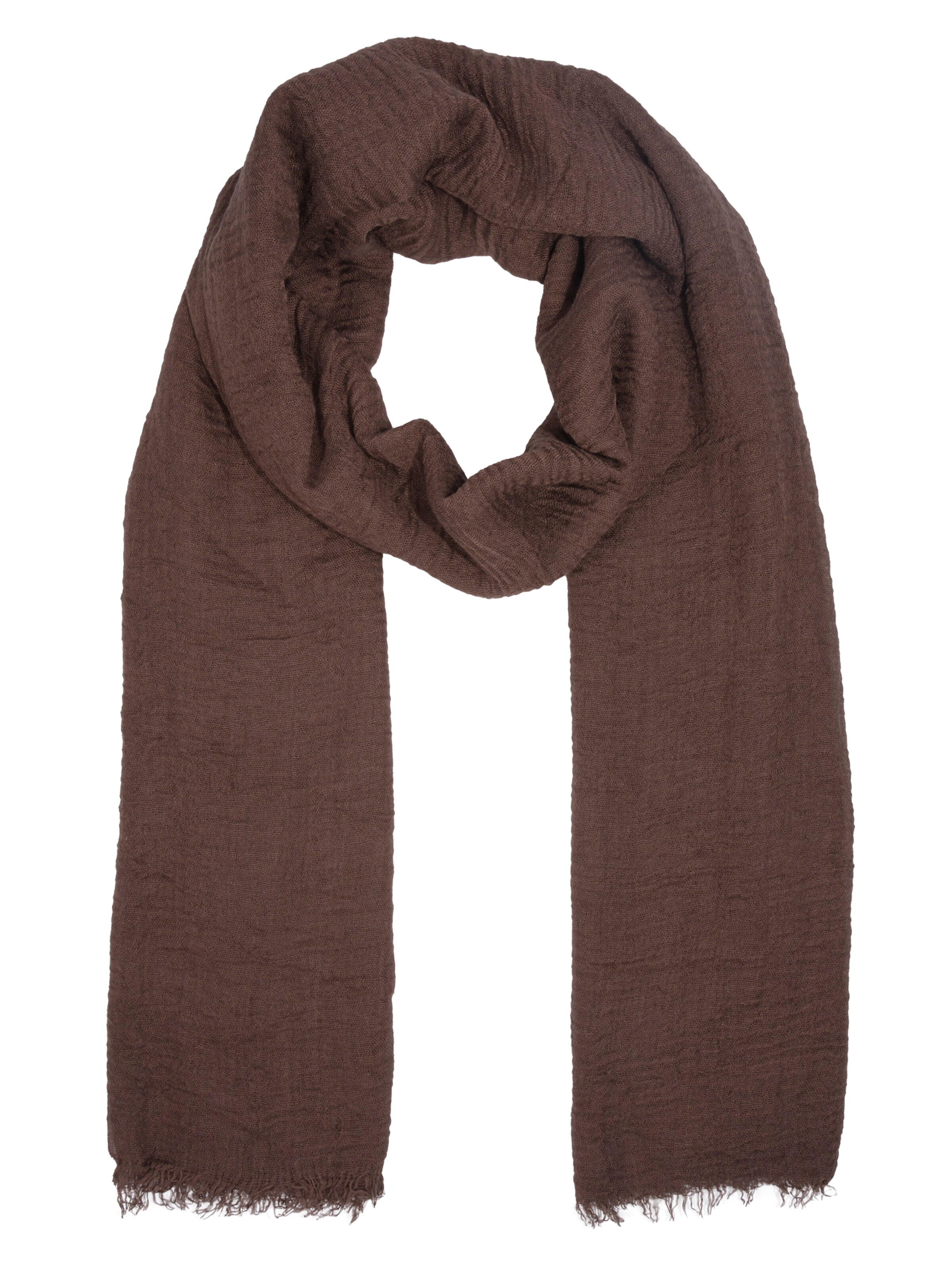 Seasons of April Sjaal 'Isabella' in Bruin: voorkant