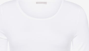 T-shirt ' Soft Touch ' Hanro en blanc : devant