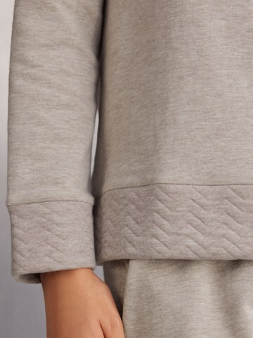 INTIMISSIMI Schlafshirt 'SOFT CHEVRON' in Grau