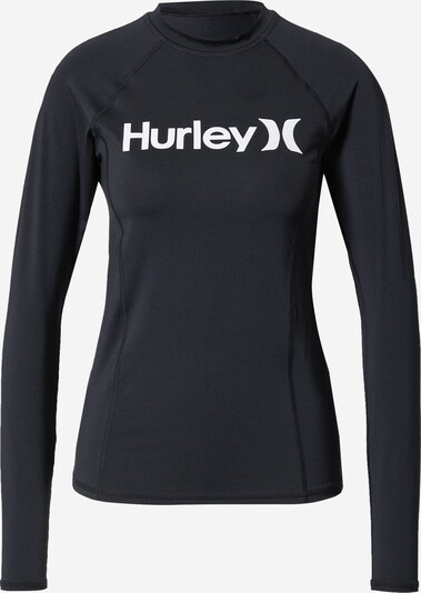 Hurley Tehnička sportska majica u crna / bijela, Pregled proizvoda