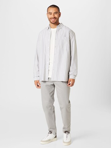 TOPMAN Comfort fit Button Up Shirt in Grey