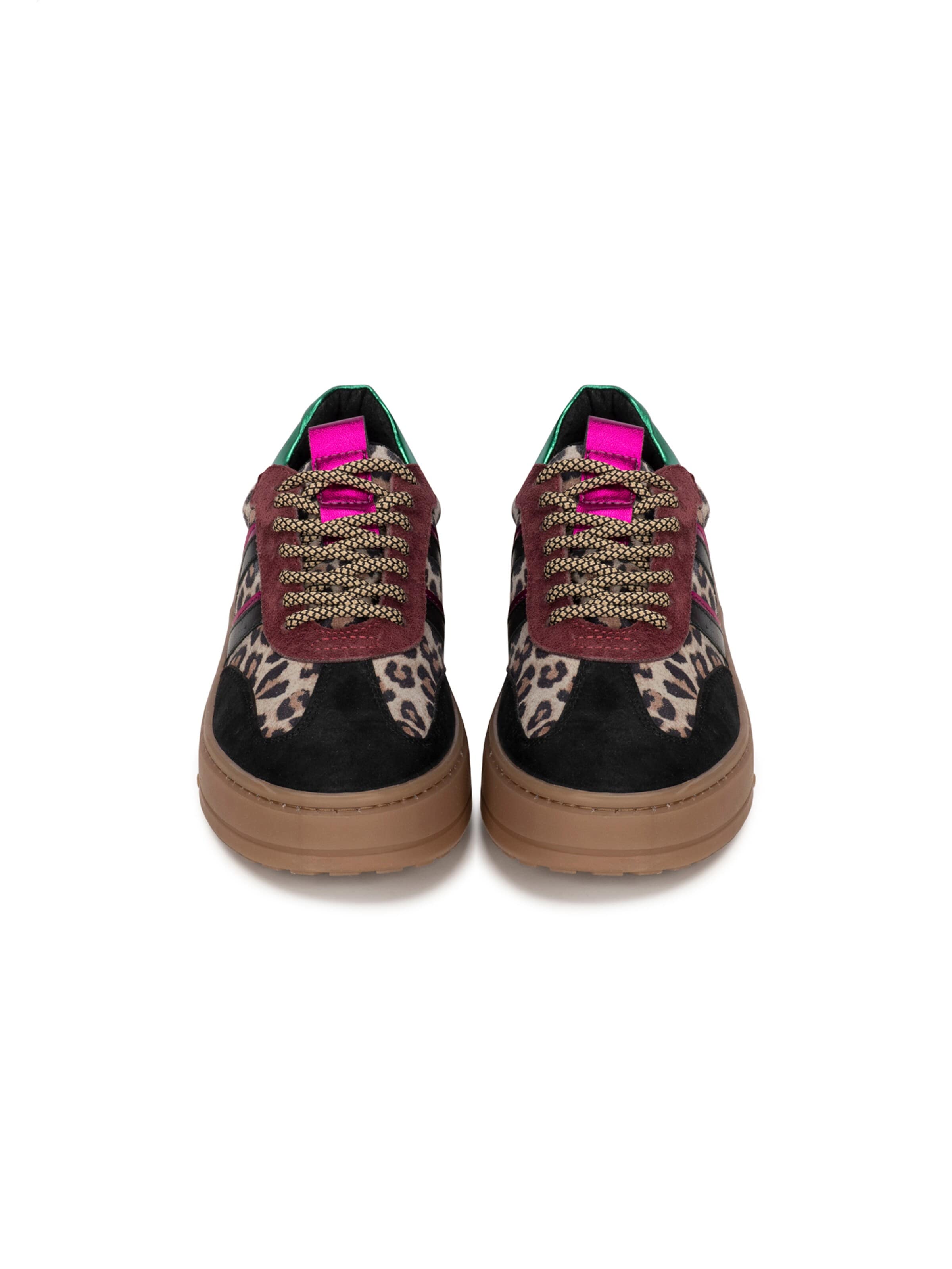 Baskets basses Poelman en noir