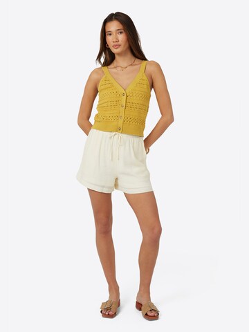 BRAVE SOUL Gebreide bodywarmer in Geel