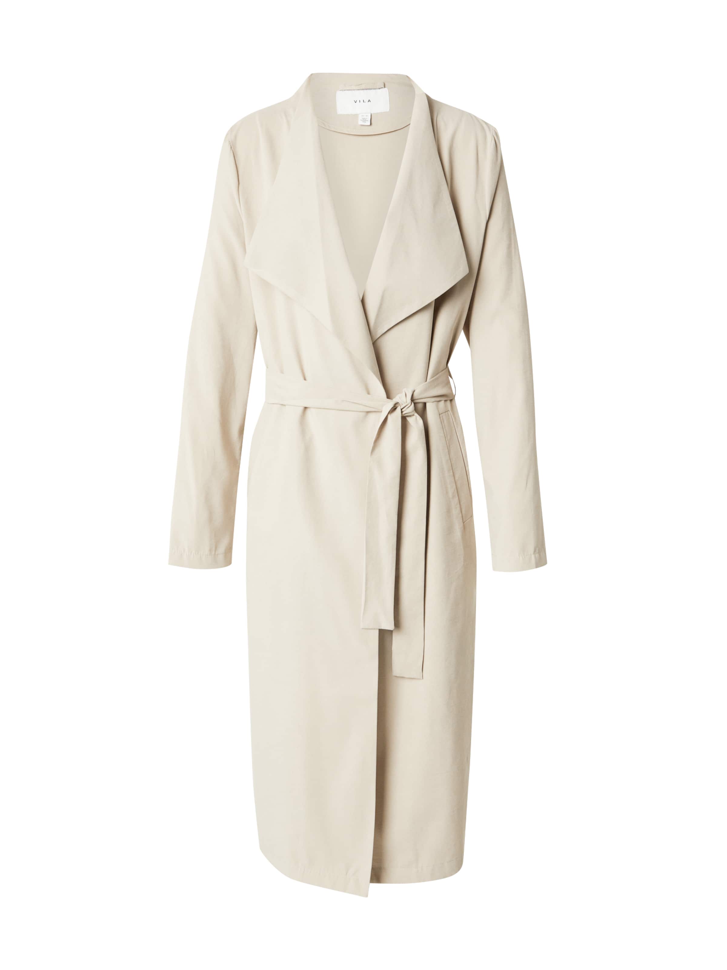 VILA Between-Seasons Coat 'VILanni' in Beige: front