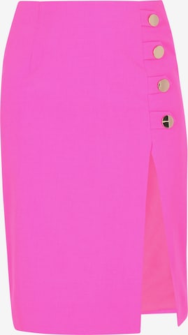 Jupe faina en rose : devant