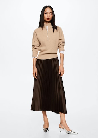 MANGO Skirt in Brown