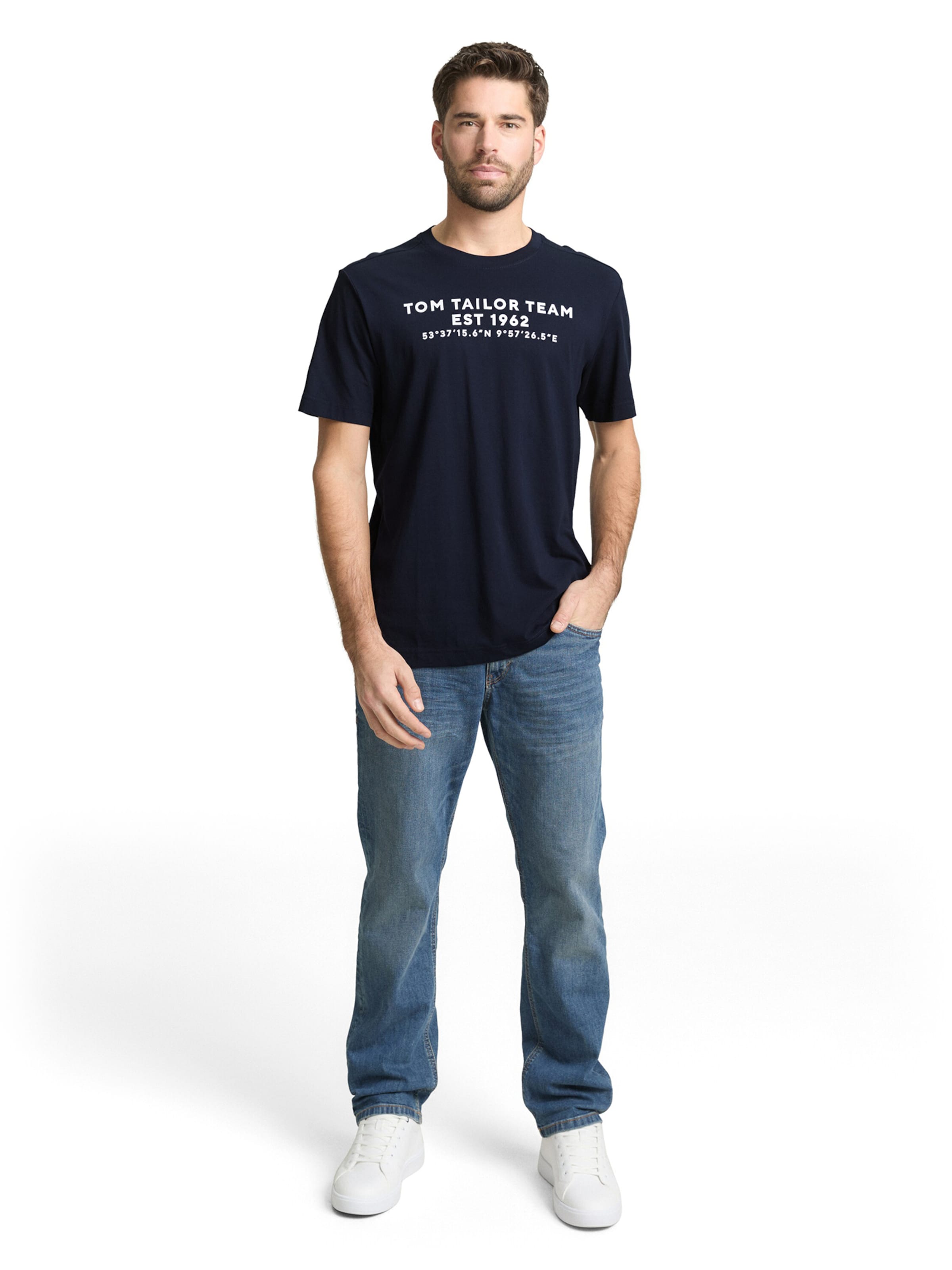 TOM TAILOR Tričko - Modrá