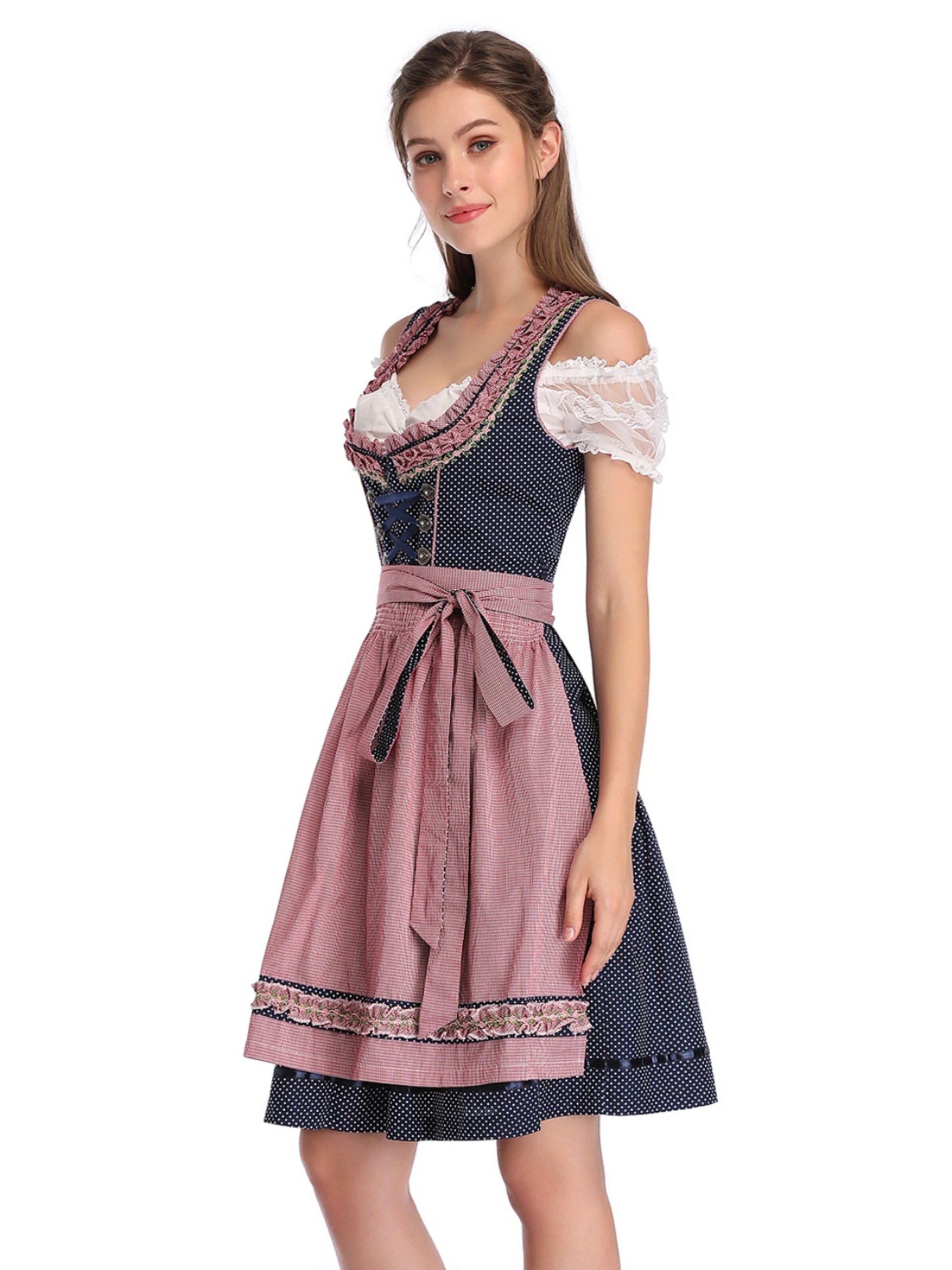 Yesfashion Dirndl‌‌‌ in dunkelblau, Produktansicht