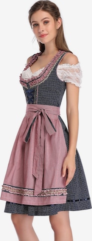 Yesfashion Dirndl in Blue: front