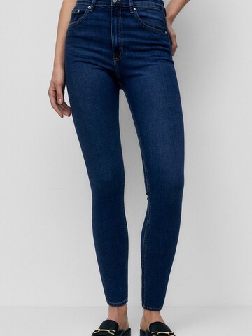 Pull&Bear Skinny Jeans i blå