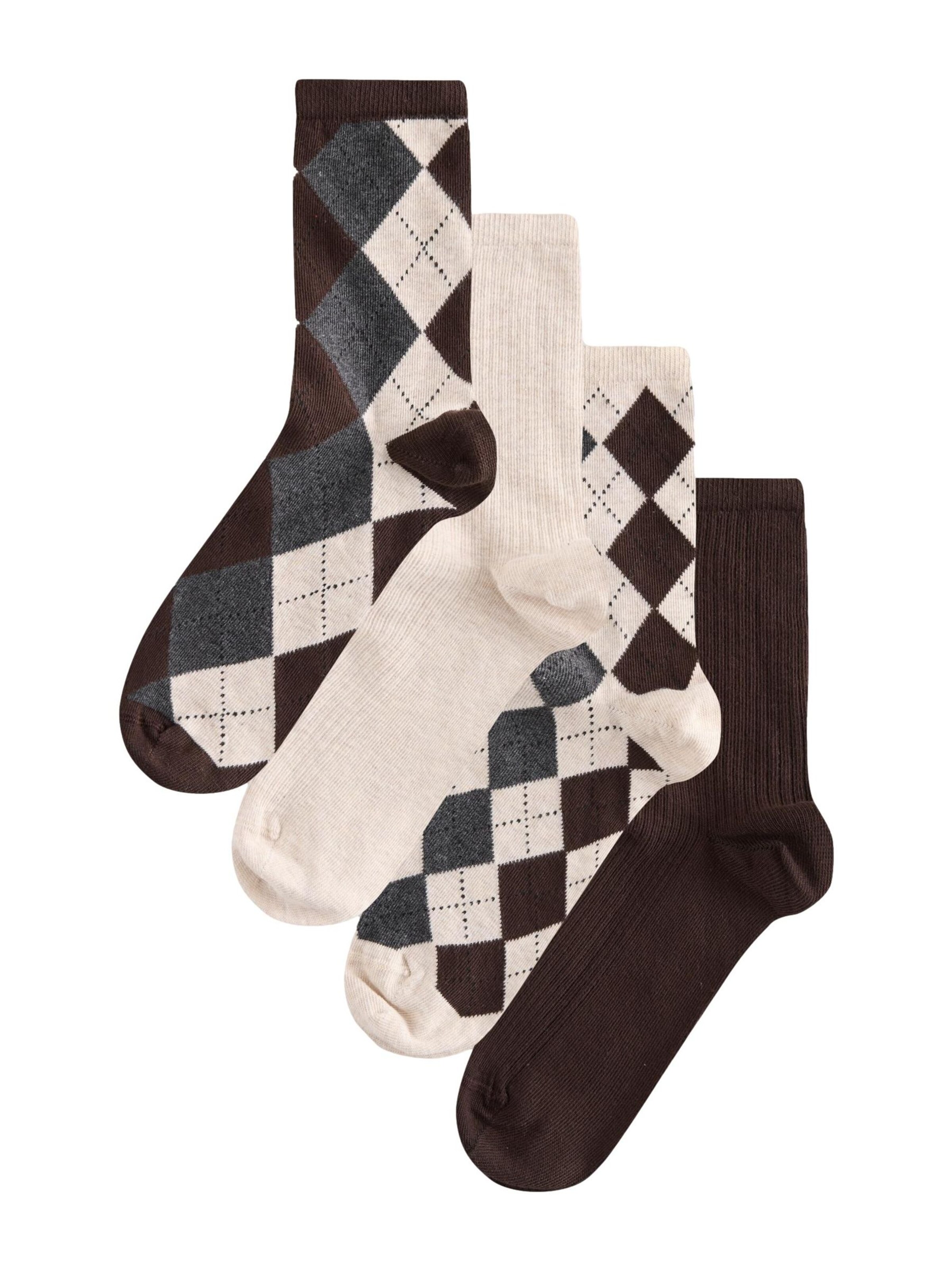 Chaussettes Next en beige : devant