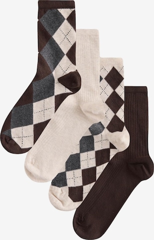 Chaussettes Next en beige : devant