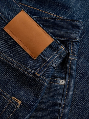 JACK & JONES Wide leg Jeans 'DAVE' in Blue