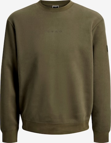 zaļš JACK & JONES Sportisks džemperis 'Point': no priekšpuses