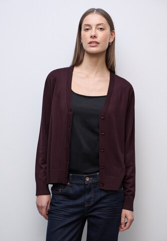 STREET ONE Strickjacke in Rot: Vorderseite