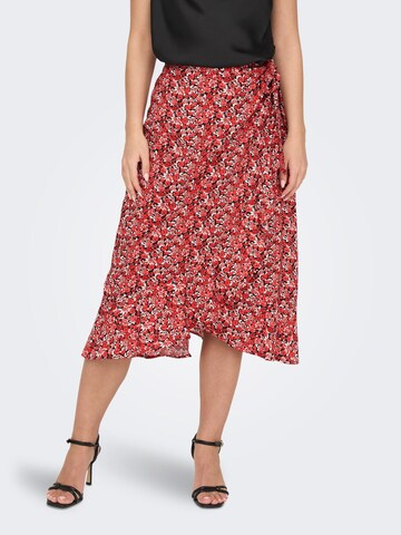 JDY Skirt 'Hora' in Red: front