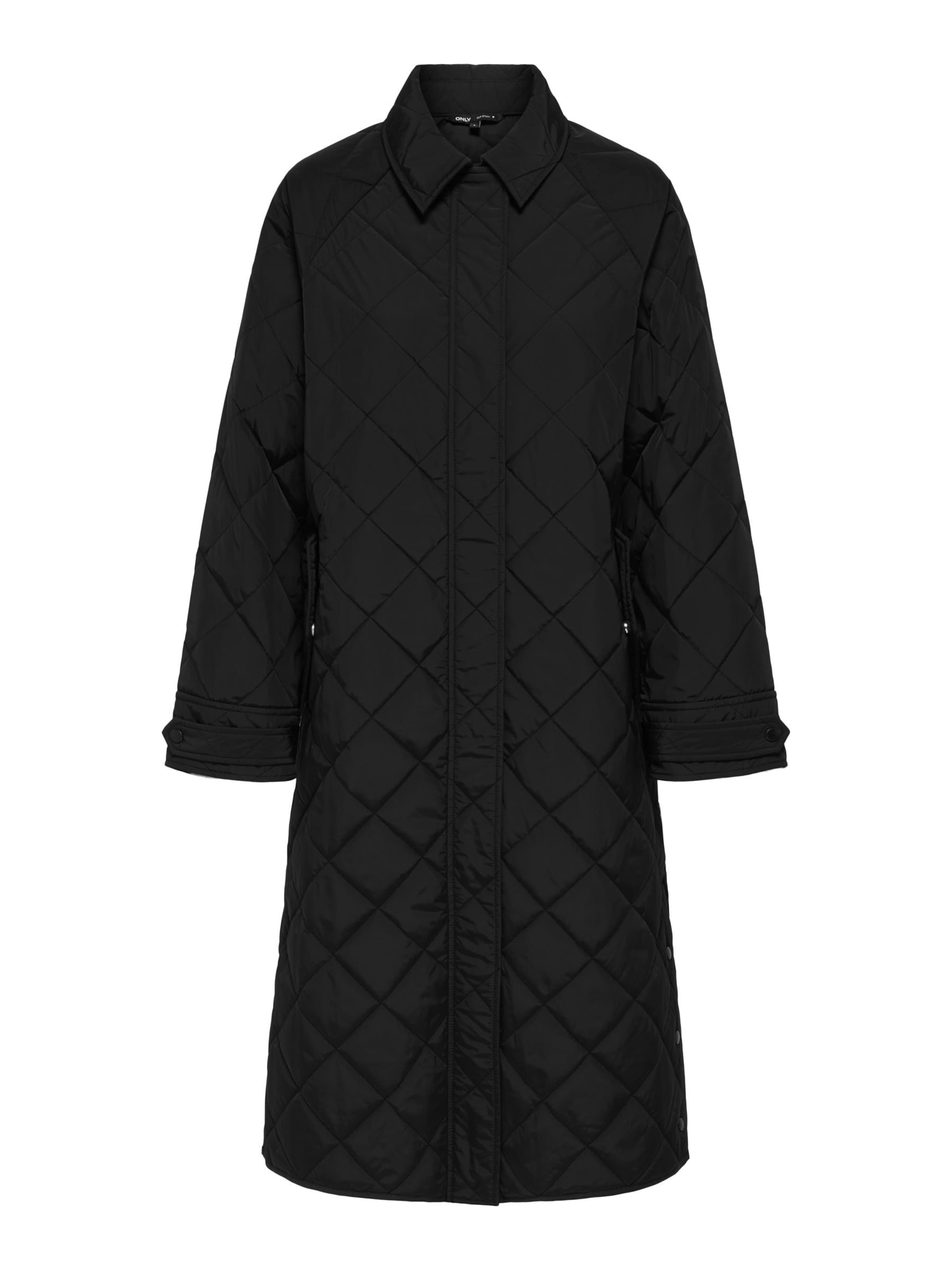 Cappotto di mezza stagione 'ONLuni' di ONLY in nero: frontale