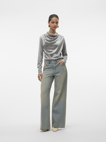 VERO MODA Wide Leg Jeans i blå