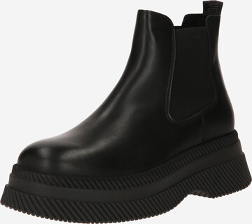 STEVE MADDEN Chelsea boots 'Geniva' in Zwart: voorkant