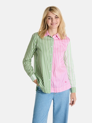 Camicia da donna 'Edmiral' di LIEBLINGSSTÜCK in verde: frontale