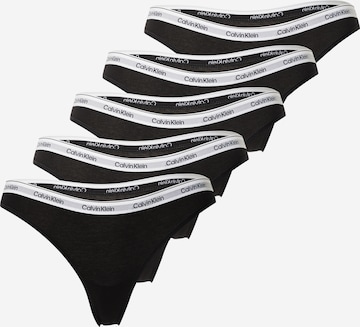 String Calvin Klein Underwear en noir : devant