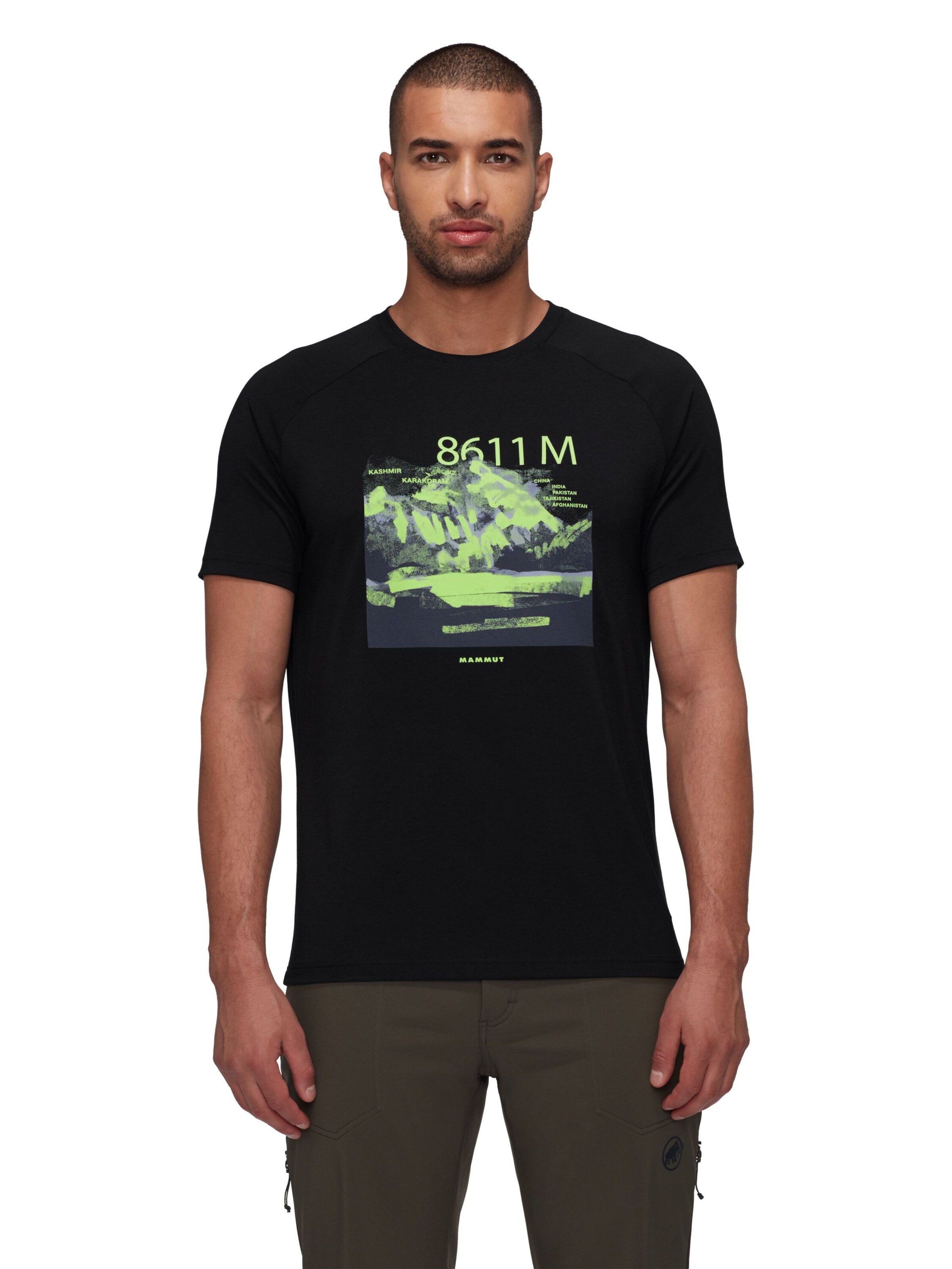 MAMMUT Performance Shirt in Black: front