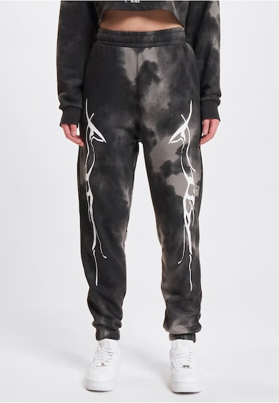 Thug Life Trousers 'Sky' in Dark grey / Black / White, Item view