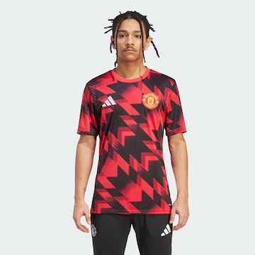 ADIDAS PERFORMANCE - Camiseta de fútbol 'Manchester United 25/26 Pre-Match' en rojo: frente