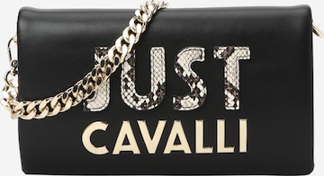 Just Cavalli Чанта с презрамки в черно: отпред