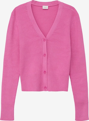 s.Oliver Knit Cardigan in Pink: front