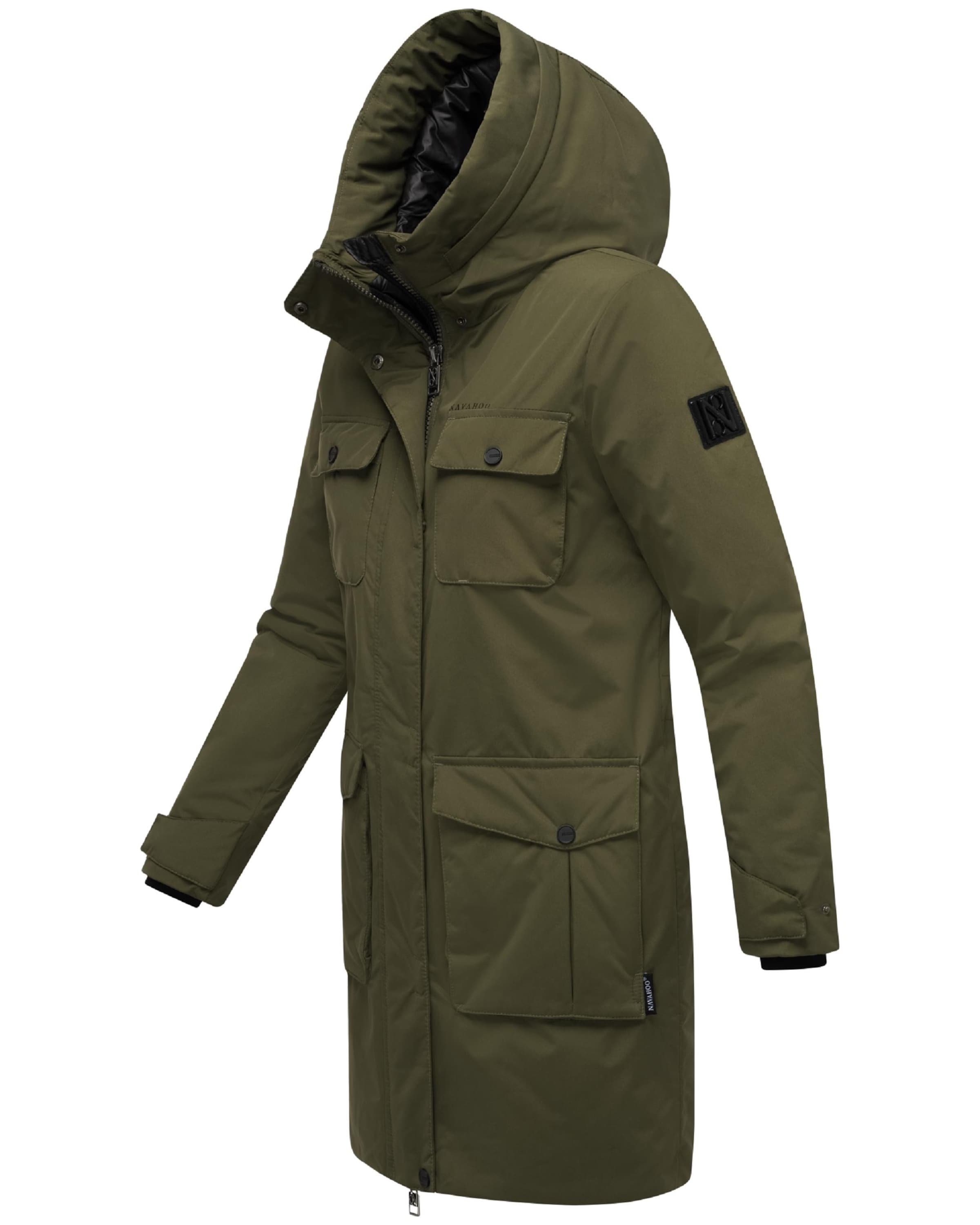 NAVAHOO Parka 'Eissturm 14' in Grün