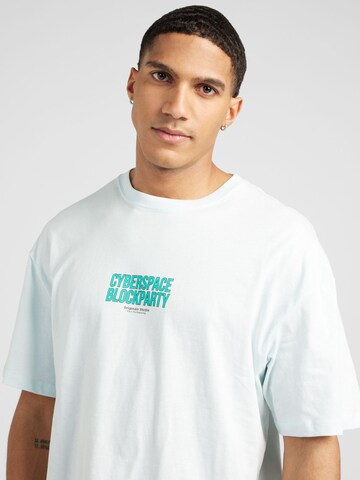 Tricou 'CYBERSPACE' de la JACK & JONES pe albastru