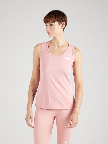 Haut de sport THE NORTH FACE en rose : devant