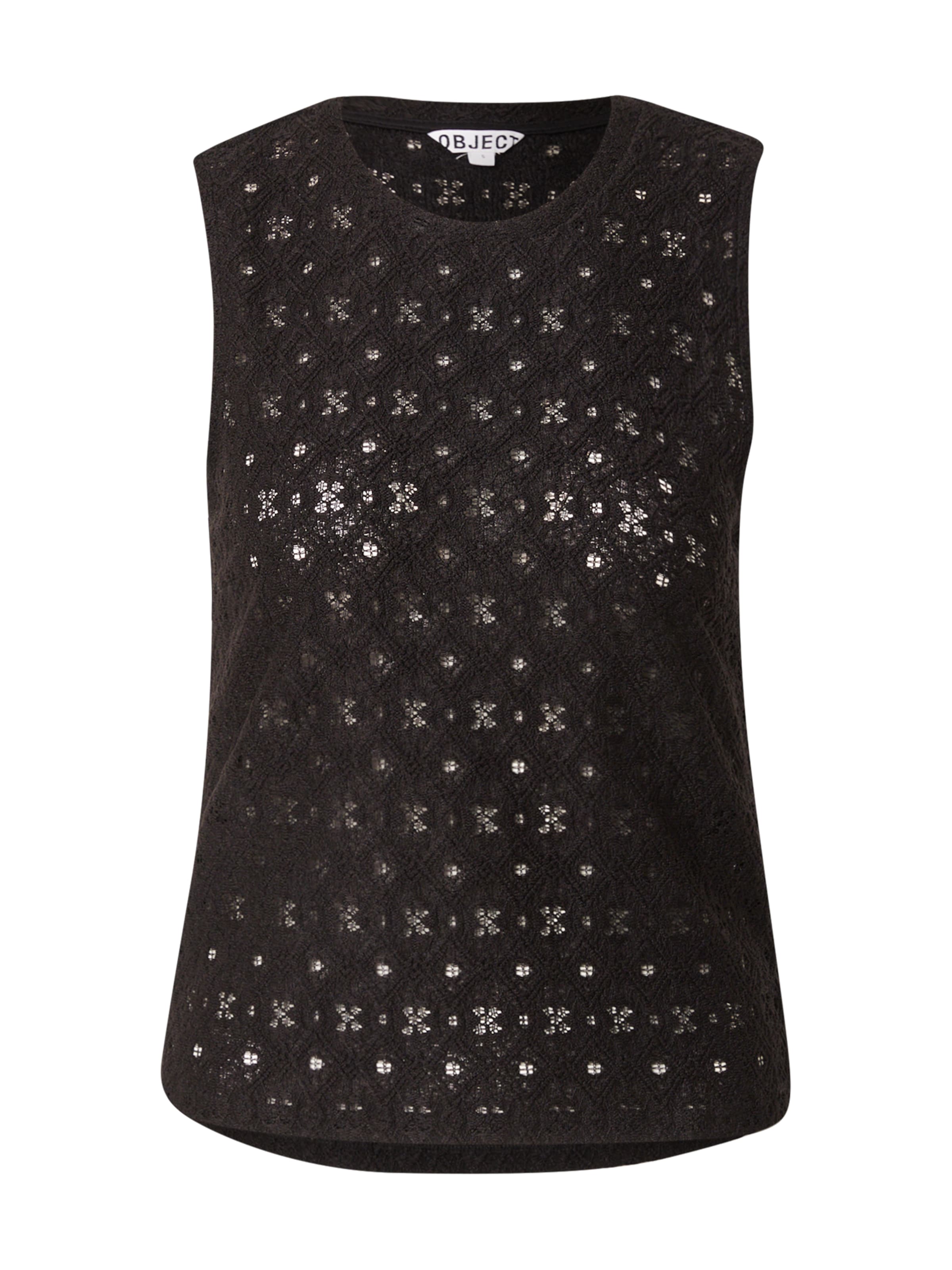 OBJECT Topp 'OBJLaila', värv must: eest vaates