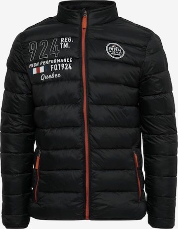 FQ1924 Between-Season Jacket 'Arnvid' in Black: front