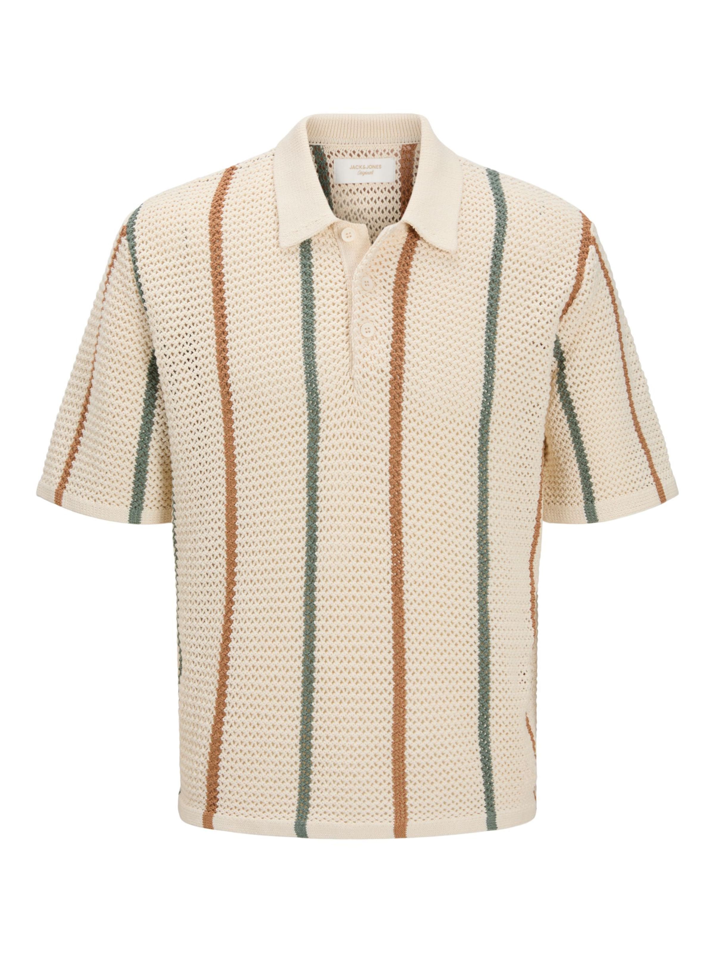 Pullover in L JACK & JONES di colore beige / castano / giada, Visualizzazione prodotti