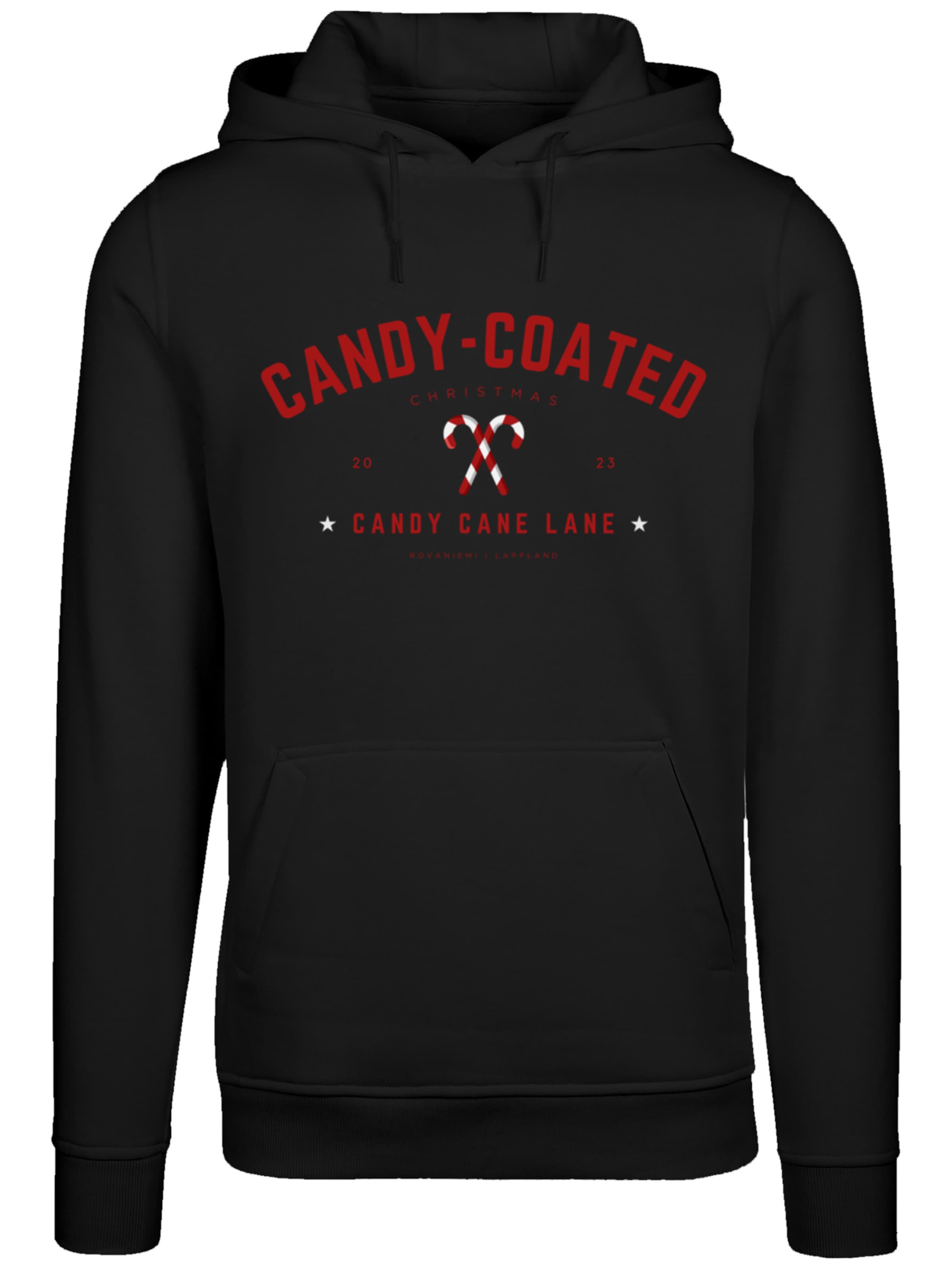 F4NT4STIC Sweatshirt 'Candy Coated Christmas' in Schwarz: Vorderseite