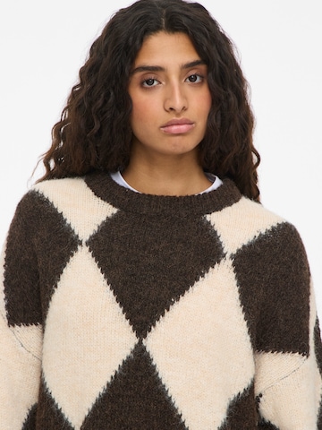 Pull-over oversize 'NMSUTTON' Noisy may en marron