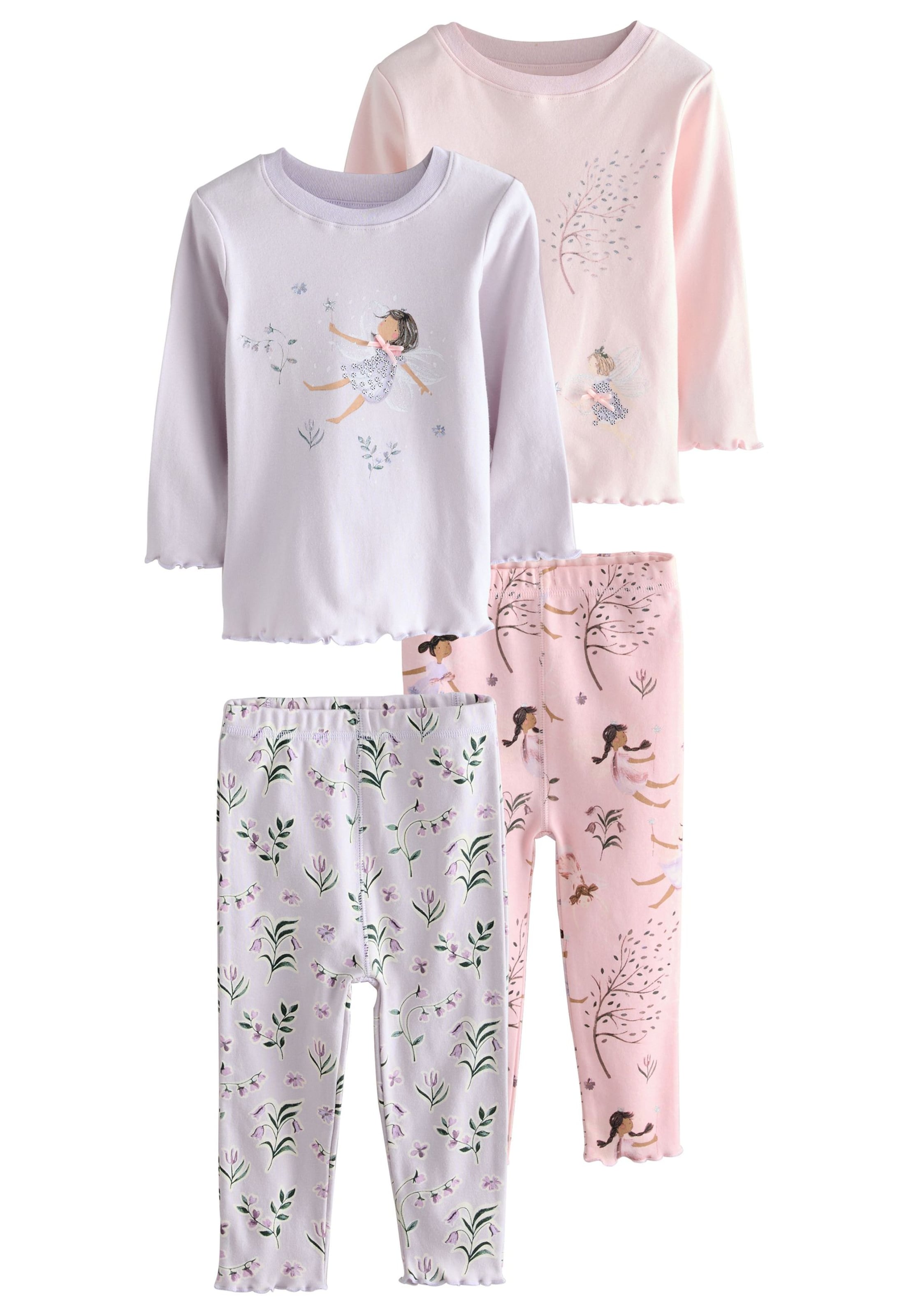 Next Yöpuku värissä lila: etupuoli