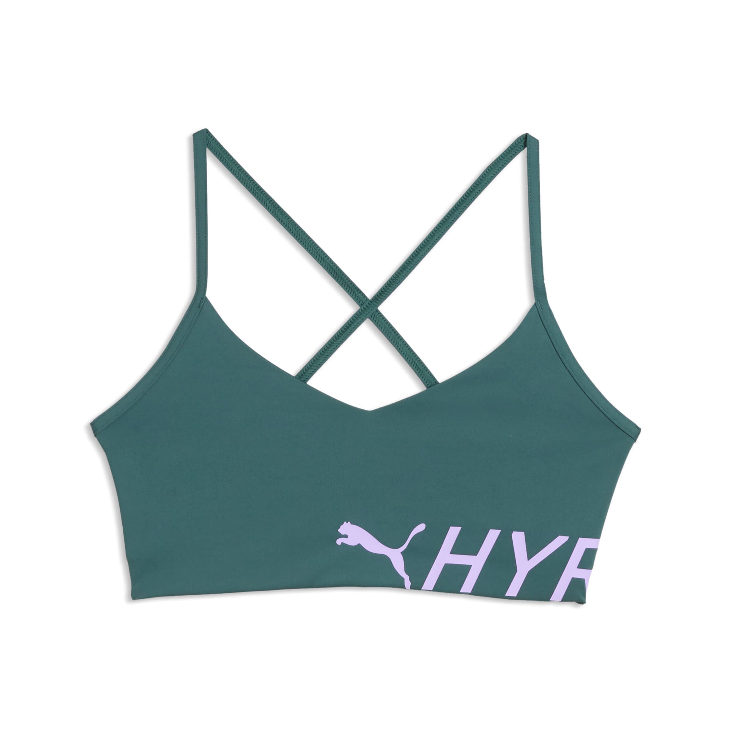 PUMA Sport-BH in Grün: Vorderseite