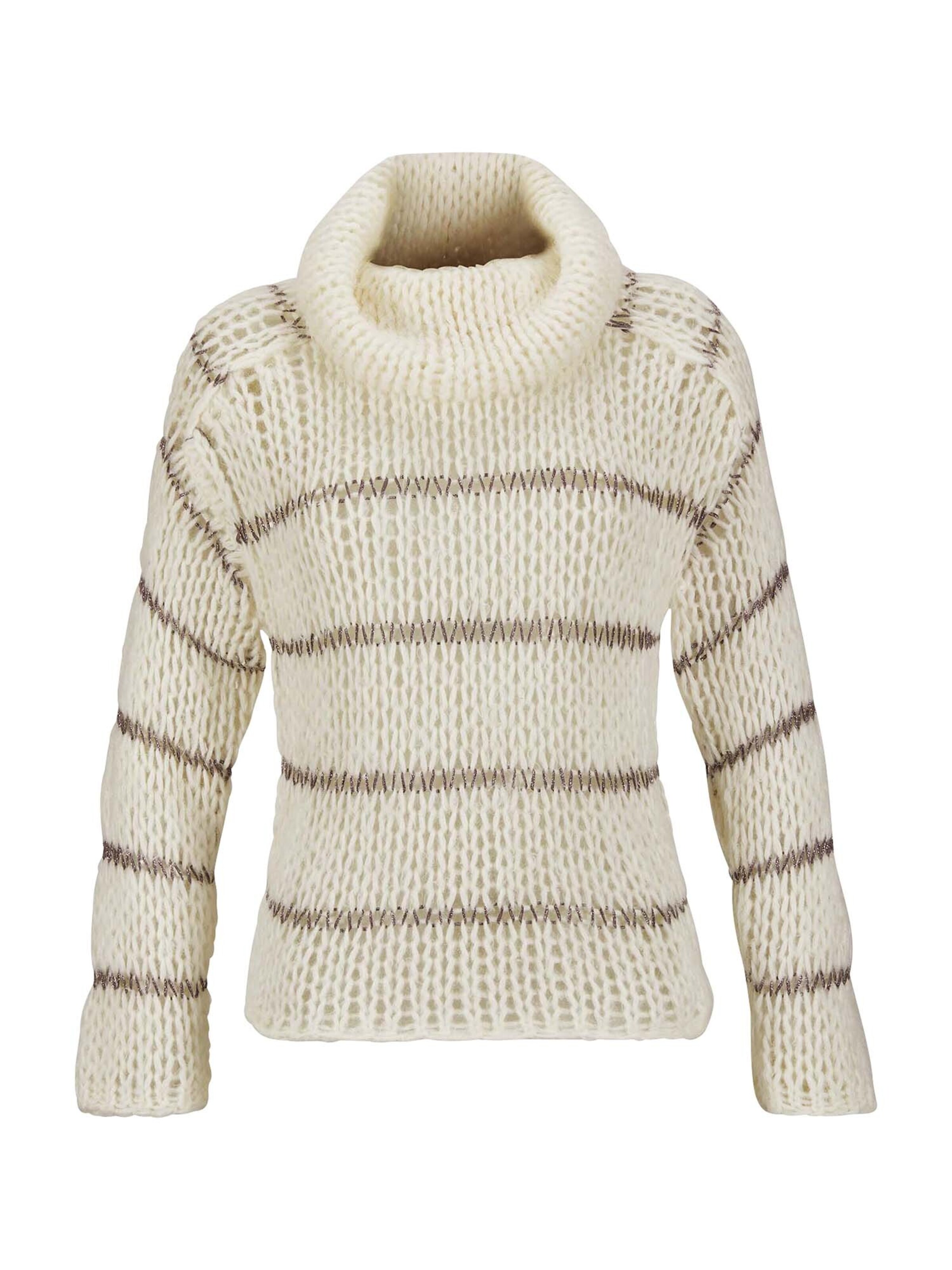 Pull-over MADELEINE en blanc : devant