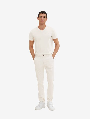 TOM TAILOR Regular Chino Pants in Beige