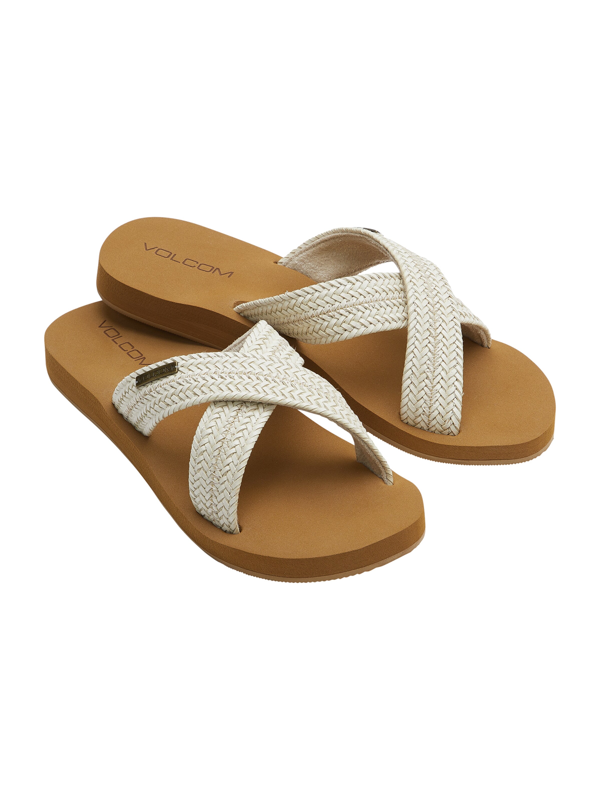 Volcom Pantolette in Beige