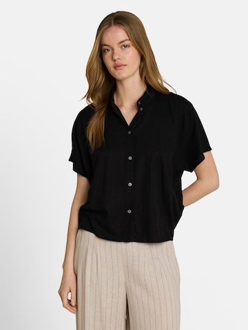 TOM TAILOR DENIM Bluse in Schwarz: Vorderseite